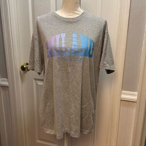 Unisex Milano, grey T-shirt, size large